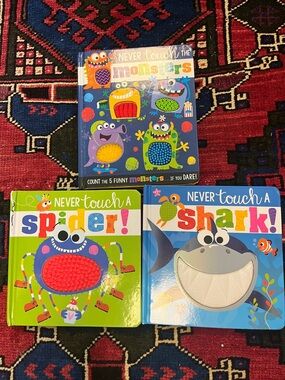 Never Touch a…! - Kids Interactive Touch-and-Feel Board Books